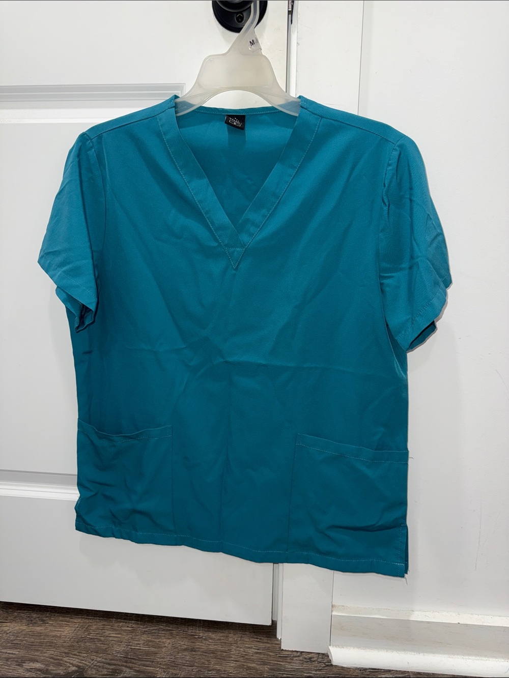 Amazon Teal V-Neck Short Sleeve Medical Scrub Set